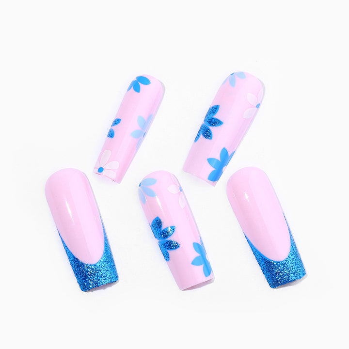 Glamorous Artistic Press-On Nails Kalsten