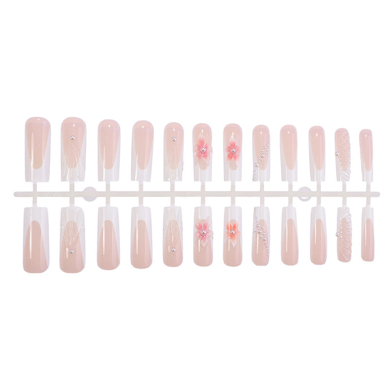 Floral Embellished Press-On Nail Set Kalsten 1788495815