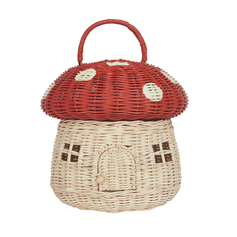 Playful storage basket in house design Kalsten