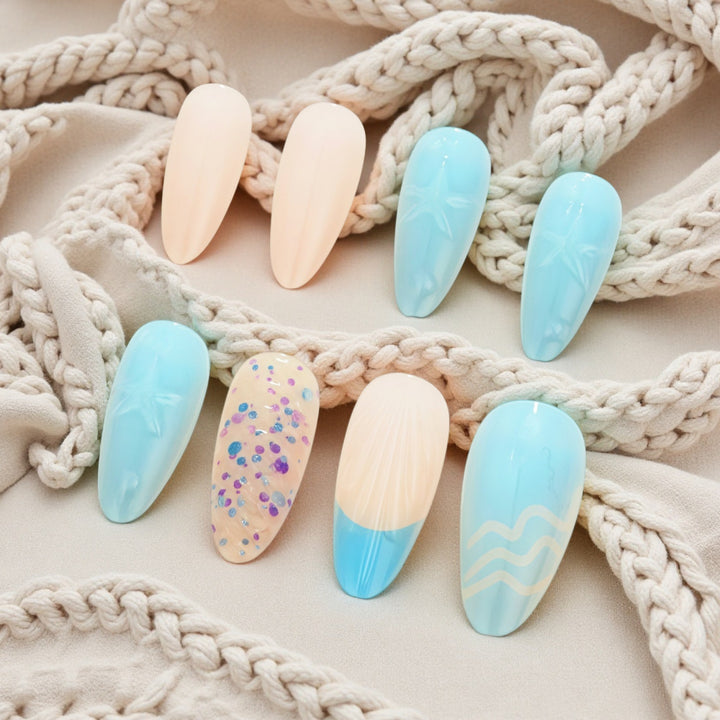 Creative artificial nails in maritime design Kalsten