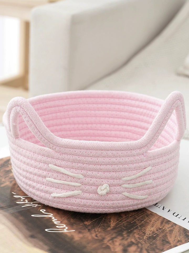 Women Playful Storage Basket in Cat Design Kalsten