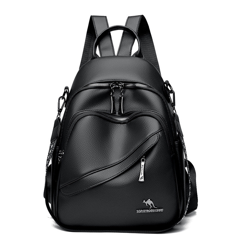 Premium Leather Multi-Functional Backpack