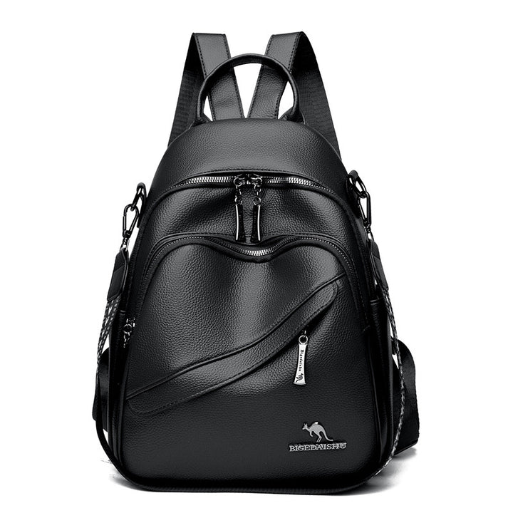 Premium Leather Multi-Functional Backpack