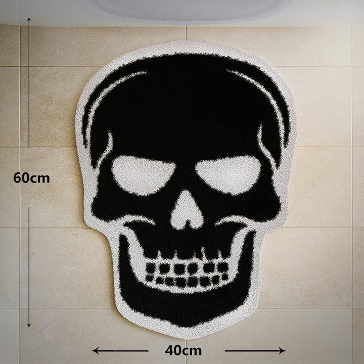 Ghost-Shaped Plush Bath Mat