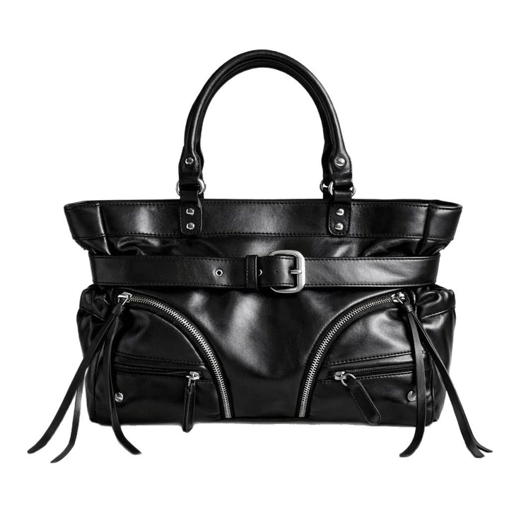Structured Leather Handbag