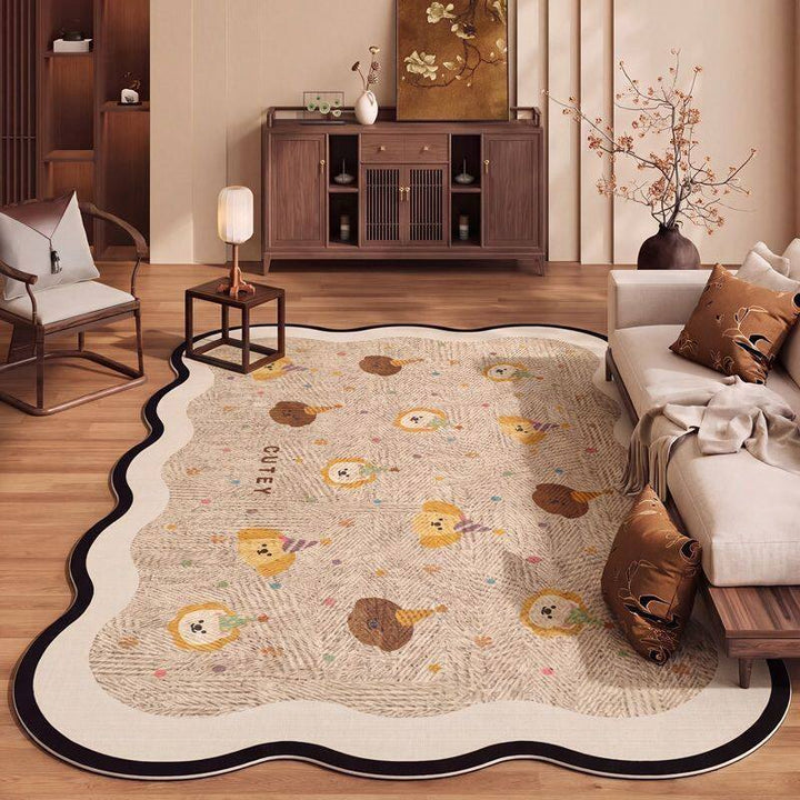 Playful Cartoon Character Area Rug