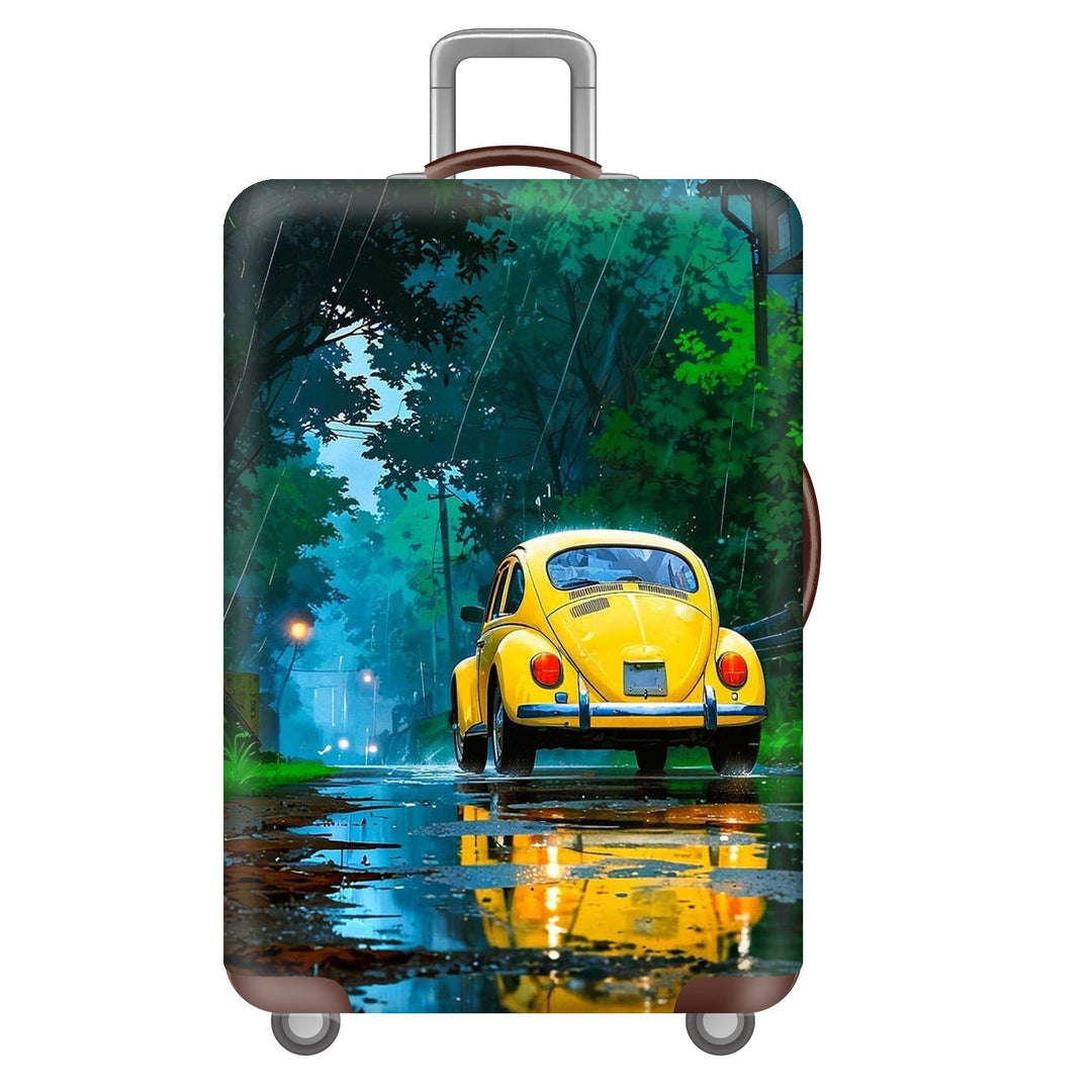 Unisex Hard Shell Suitcase with Dreamy Landscape Design Kalsten