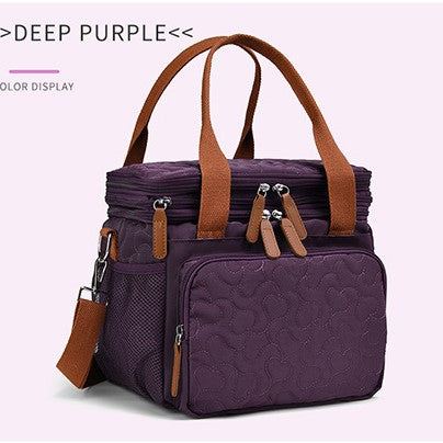 Insulated Multi-Compartment Lunch Tote Kalsten