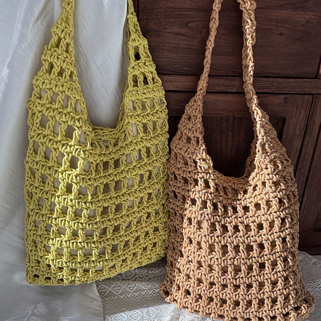 Handcrafted mesh tote bag Kalsten