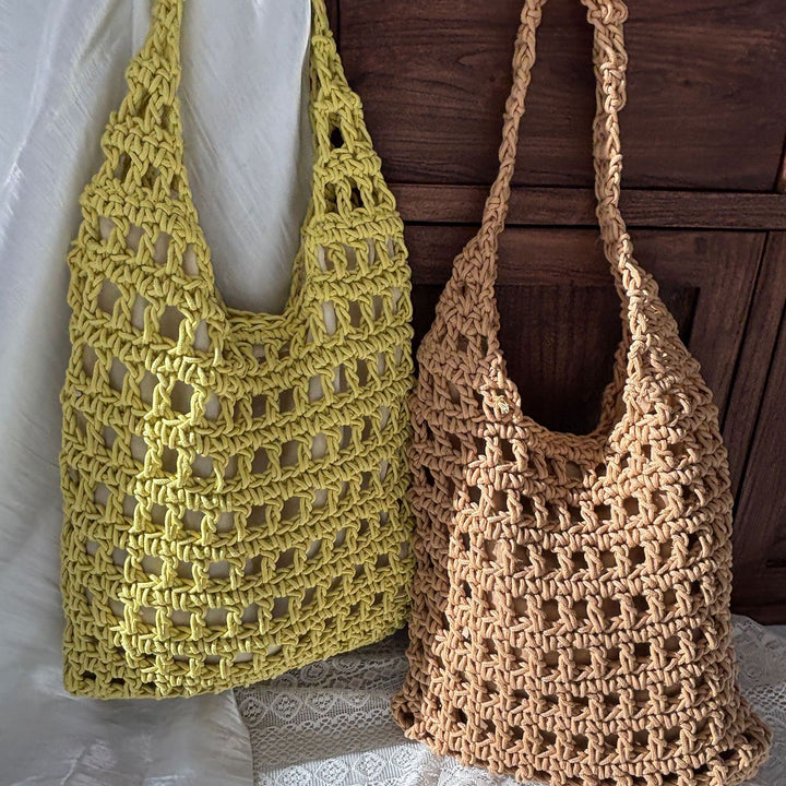 Handcrafted mesh tote bag Kalsten