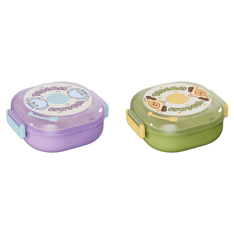 Fun-Themed Multi-Compartment Snack Container