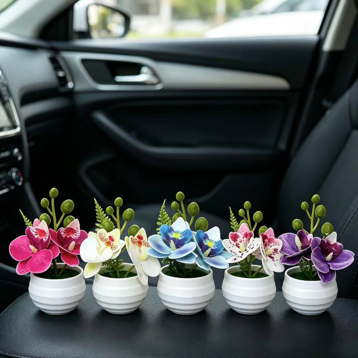 Lifelike Miniature Orchid Arrangement