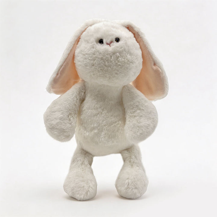 Plush Patchwork Puppy Huggable Doll with Floppy Limbs & Mixed-Texture Faux Fur Kalsten