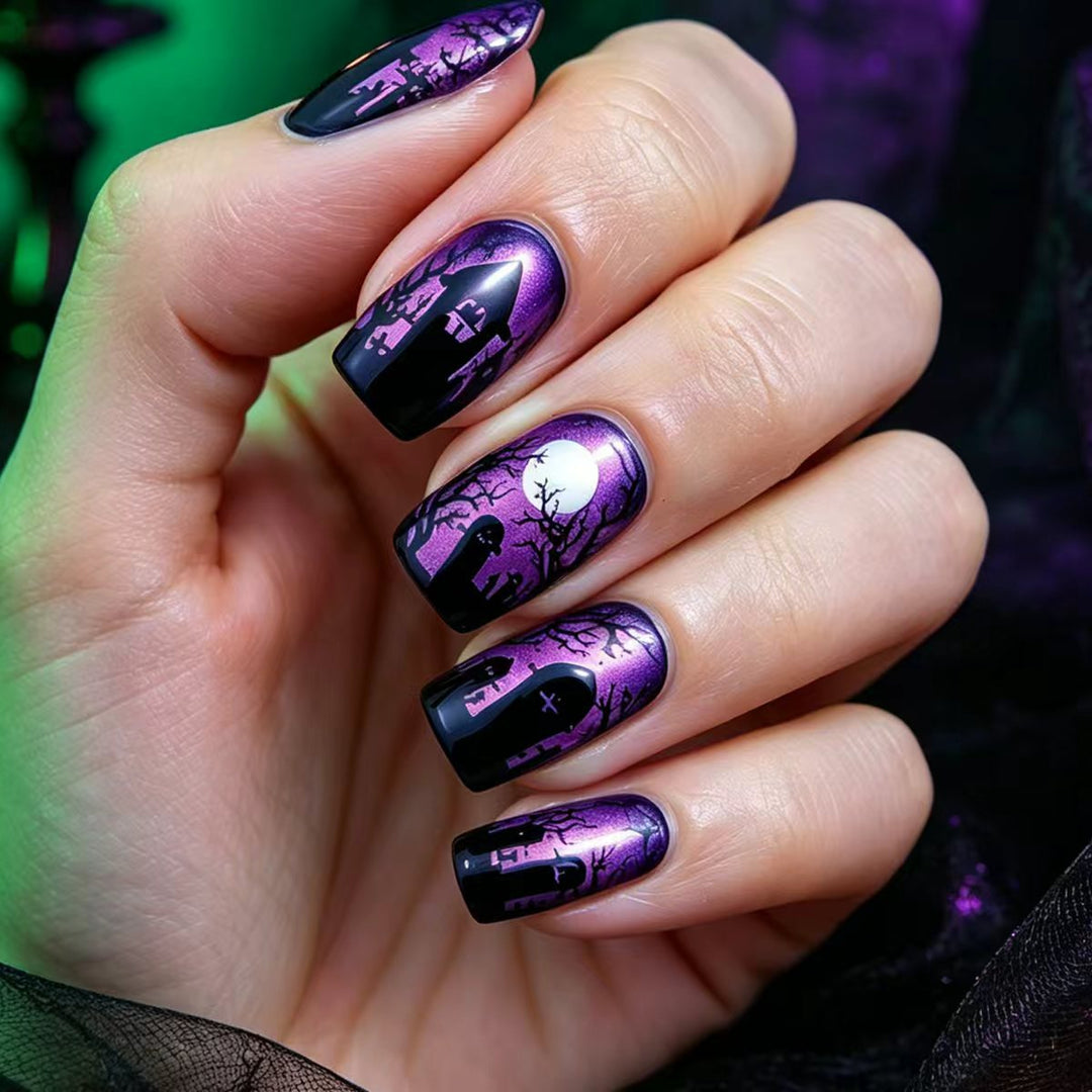 Artistic Halloween-Themed Nail Art Kalsten