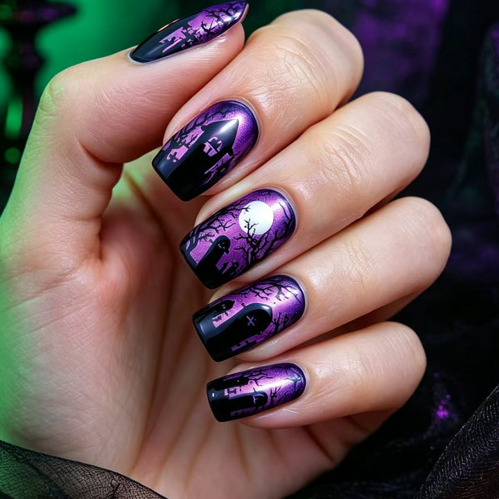 Artistic Halloween-Themed Nail Art Kalsten