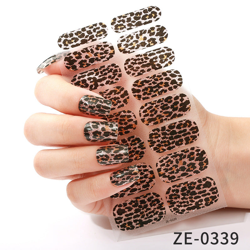 Artistic Floral Nail Stickers