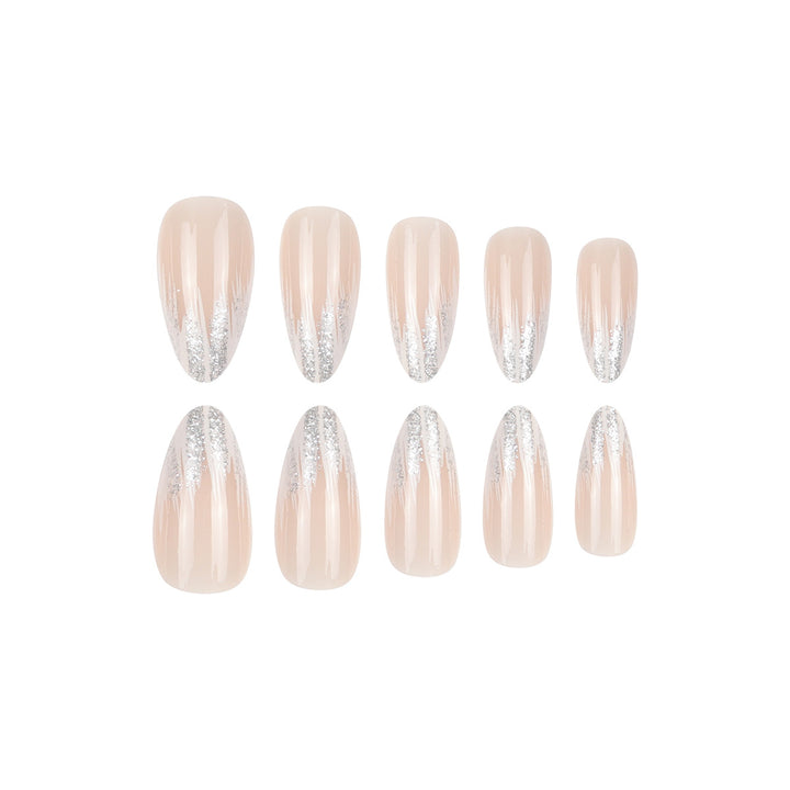Stylish Glitter Gradient Nail Art Extensions Kalsten