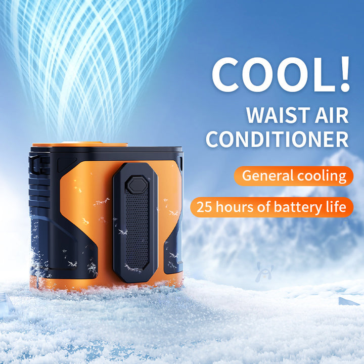 Unisex nan portable wearable rechargeable personal cooling fan with integrated flashlight and long-life lithium battery Kalsten