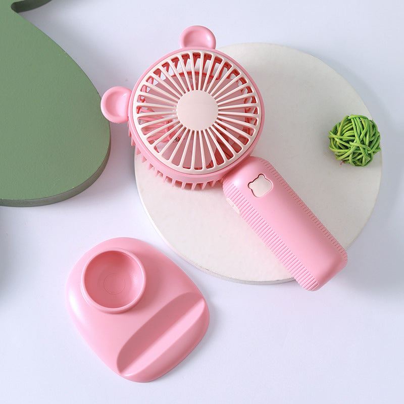 Women Portable Table Fan with Animal Ears Kalsten