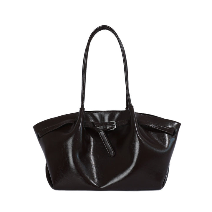Sleek Minimalist Leather Tote Bag