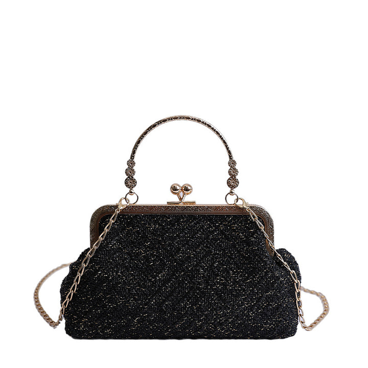 Vintage-Inspired Textured Crossbody Bag Kalsten