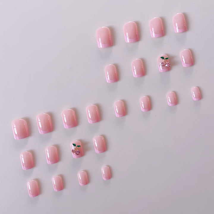 Artificial nail set with unique floral accents Kalsten