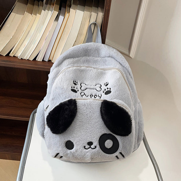 Plush Backpack in Cute Dog Design Kalsten