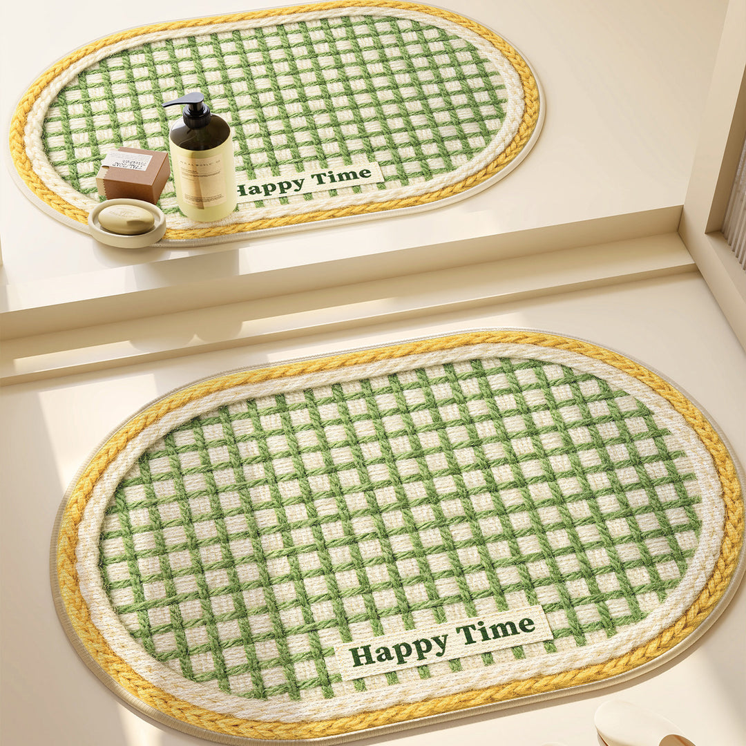 Heart-Patterned Bathroom Mat Kalsten