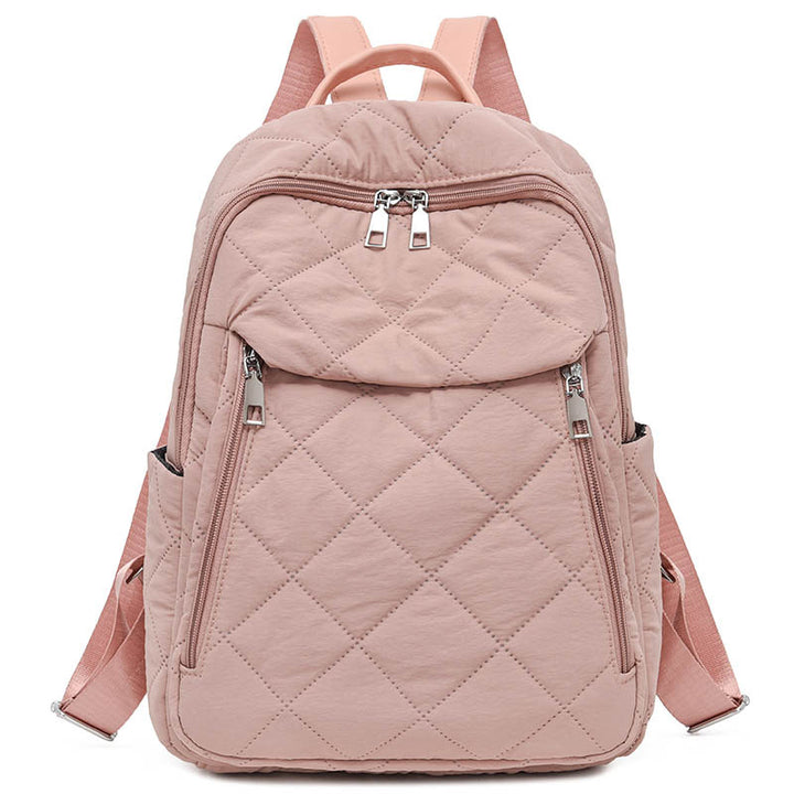 Quilted Multi-Pocket Backpack Kalsten