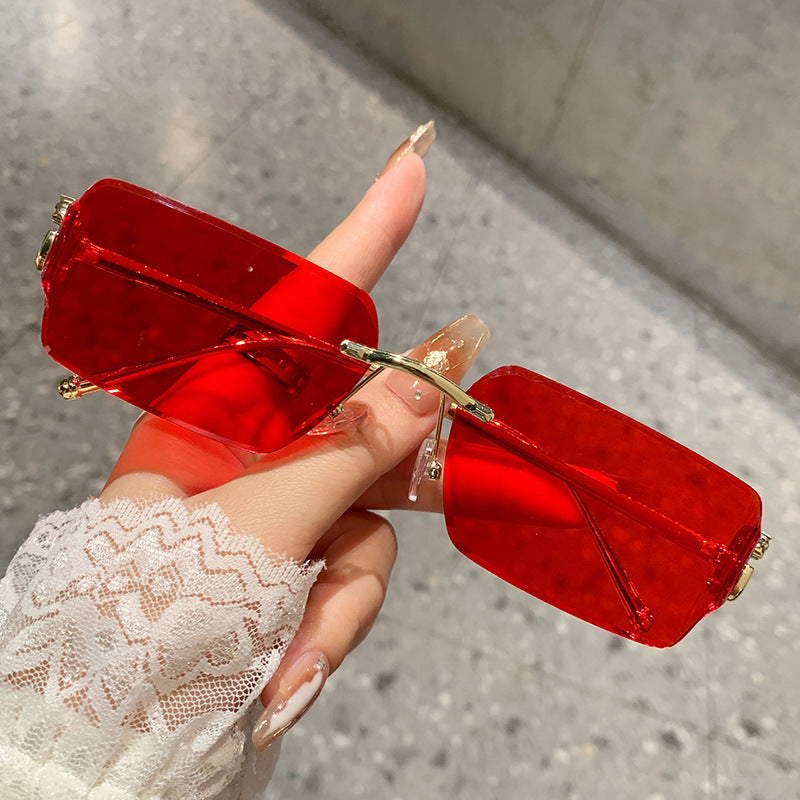 Ladies elegant square sunglasses with stylish tortoiseshell pattern and UV protection Kalsten