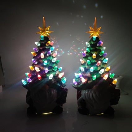 Santa Claus decoration figure with Christmas tree Kalsten
