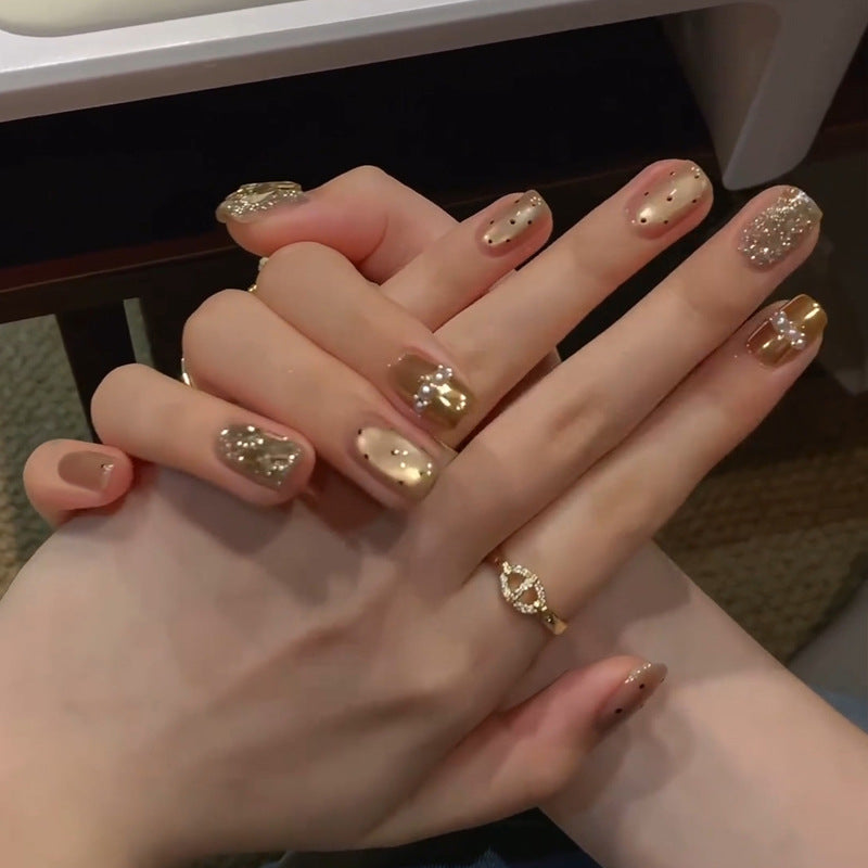 Elegant Gel Press-On Nail Set Kalsten