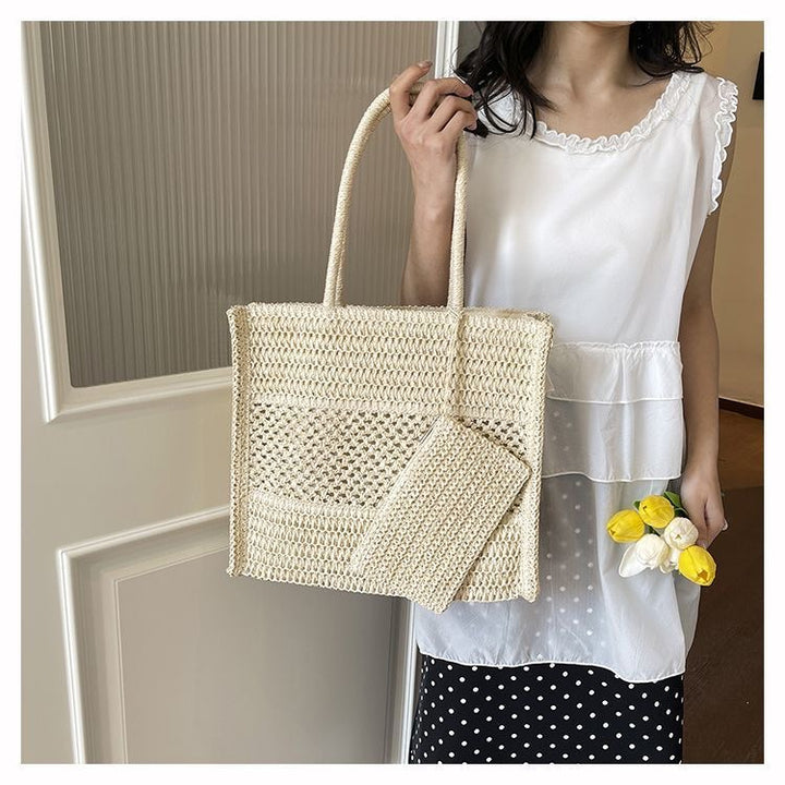 Handbag Made of Natural Weave Kalsten