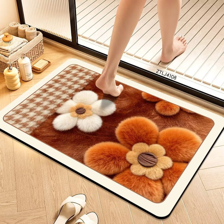Decorative Bath Mat Kalsten
