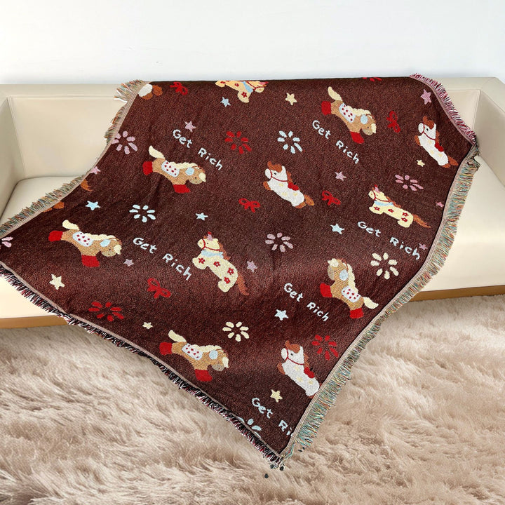 Decorative Pet-Themed  Blanket