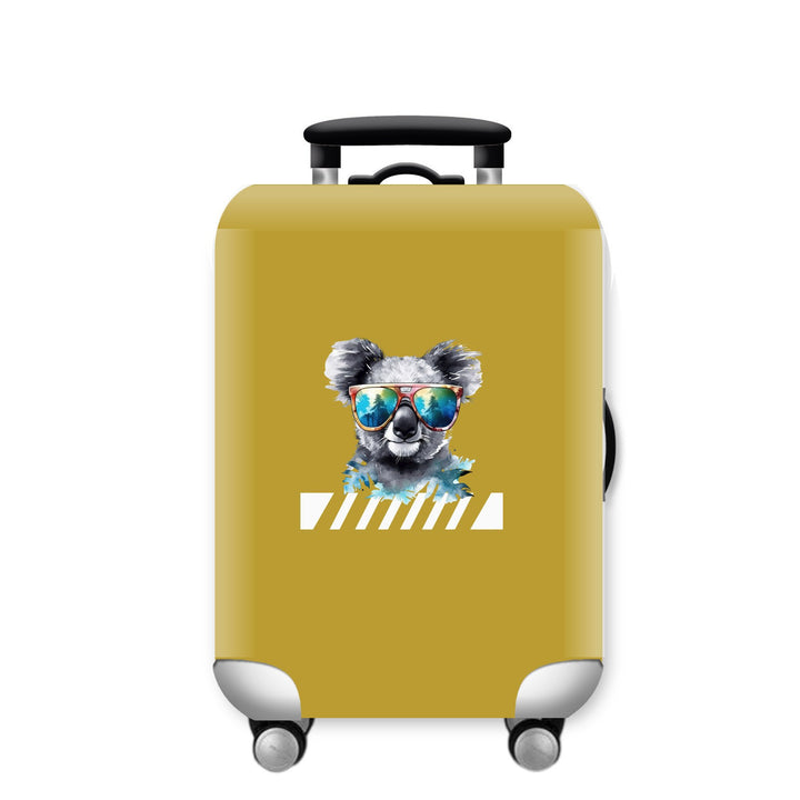 Unisex hard-shell suitcase with funny giraffe design Kalsten
