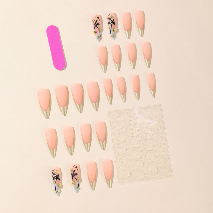 Artistic Stiletto Nail Art Kalsten