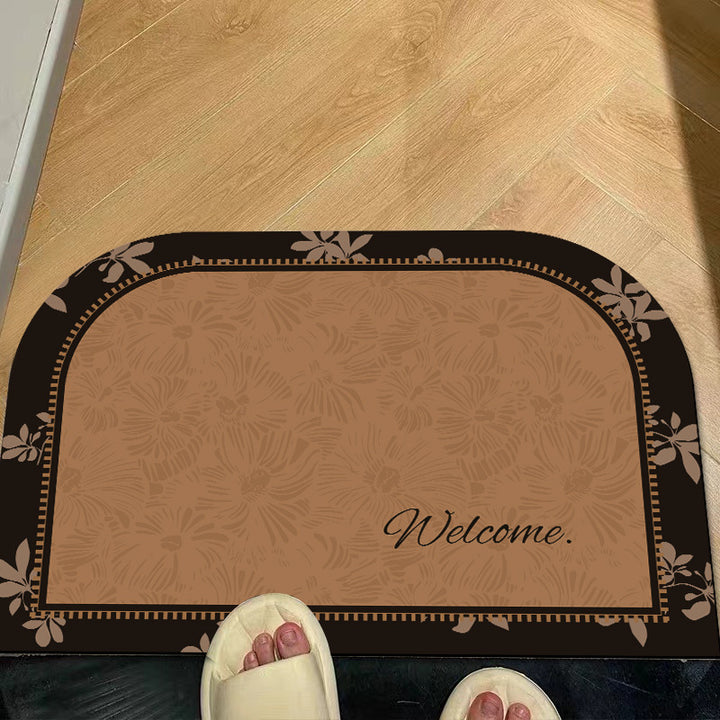 Floral Welcome Mat