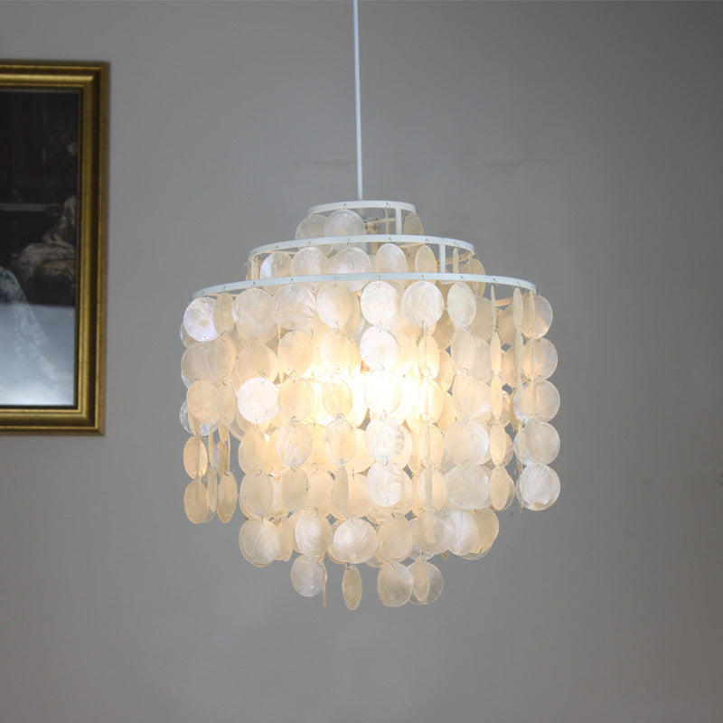 Elegant Shell-Design Chandelier