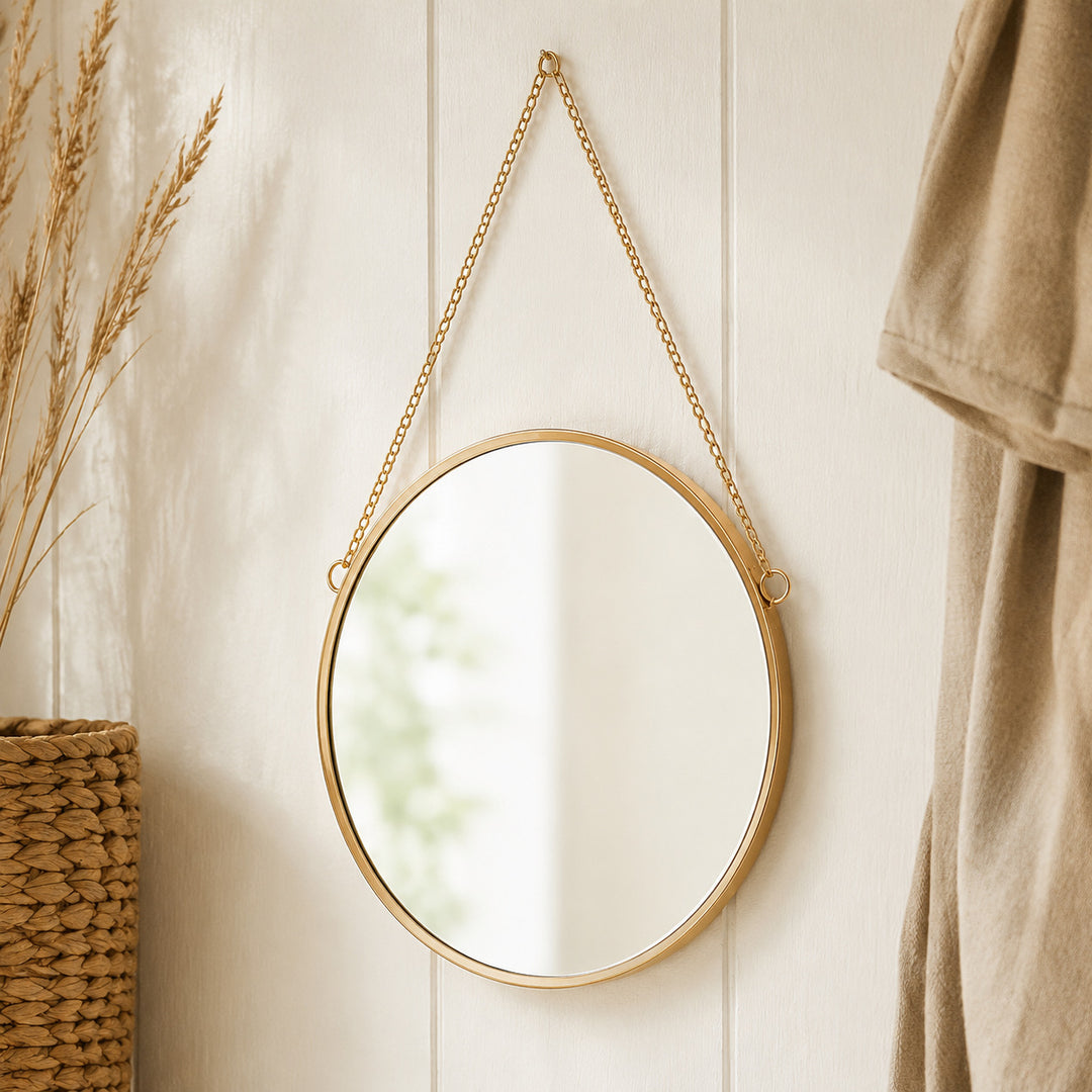 Hanging Round Wall Mirror