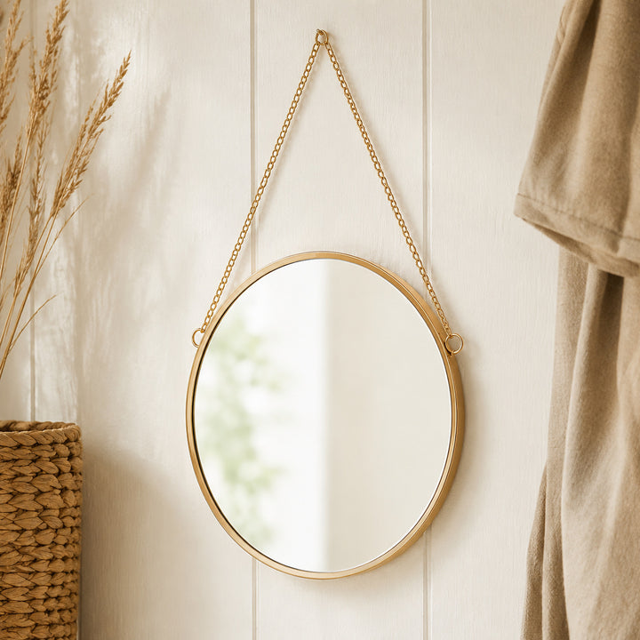 Hanging Round Wall Mirror