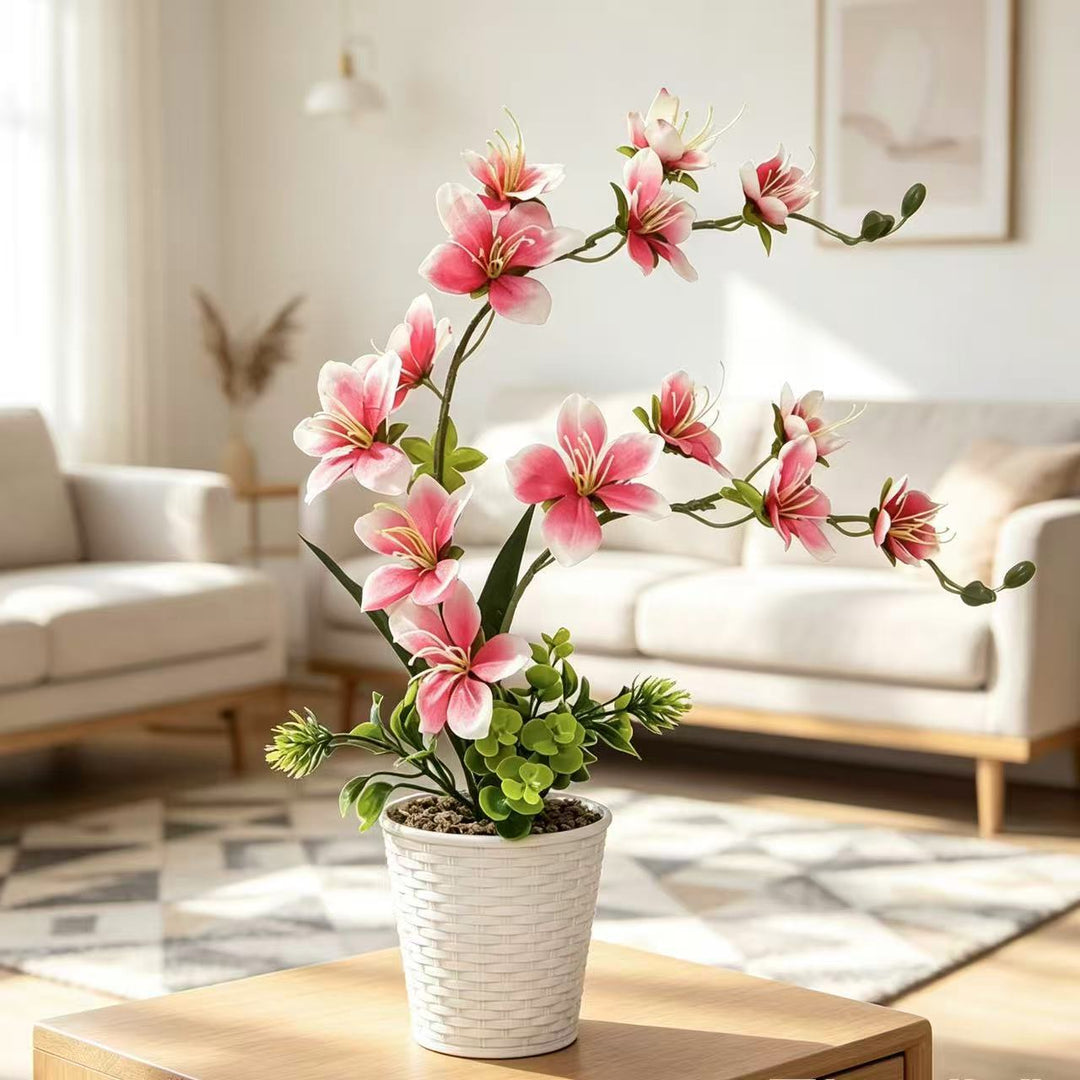 Elegant Artificial Floral Arrangement for Indoor Display