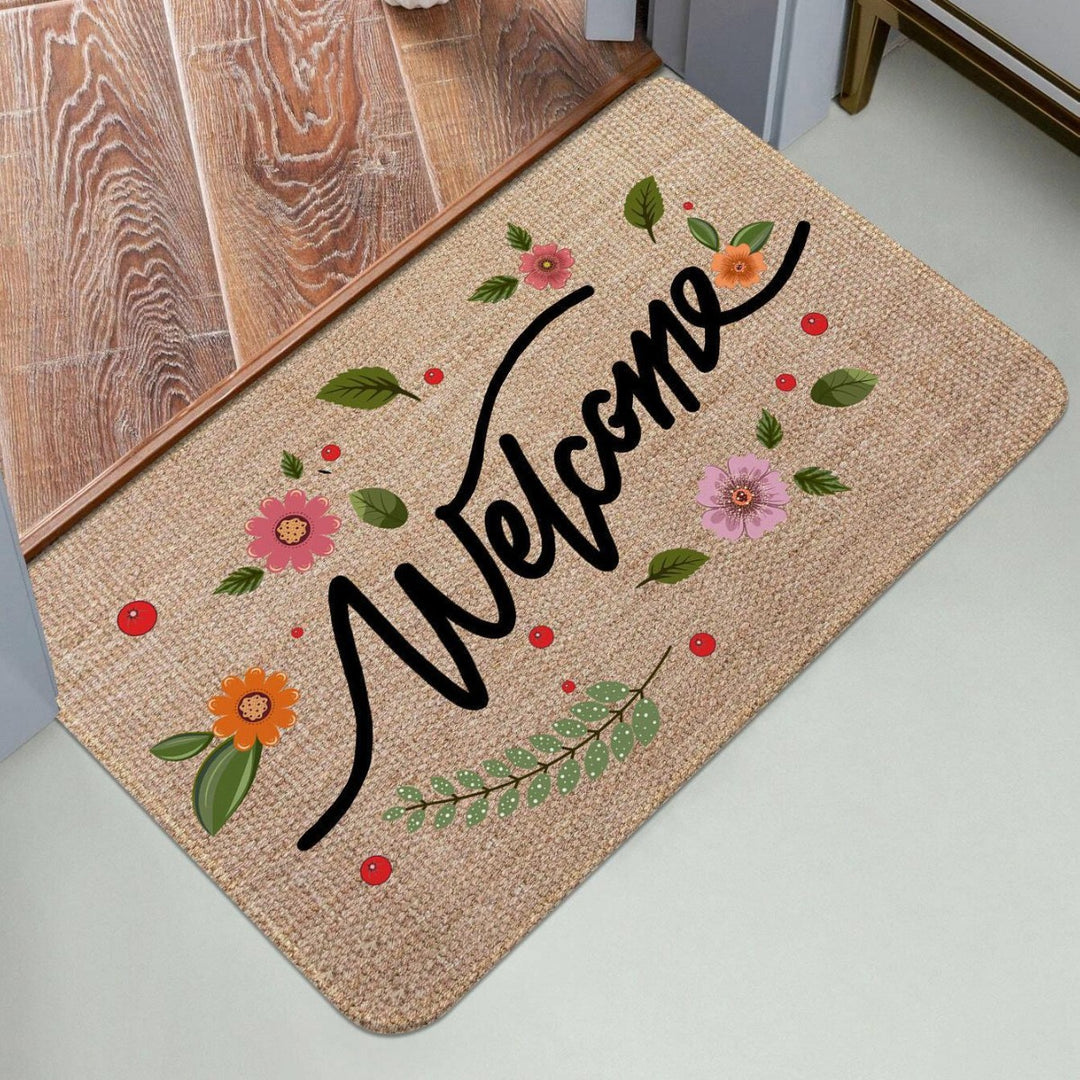 Decorative Geometric Welcome Mat Kalsten