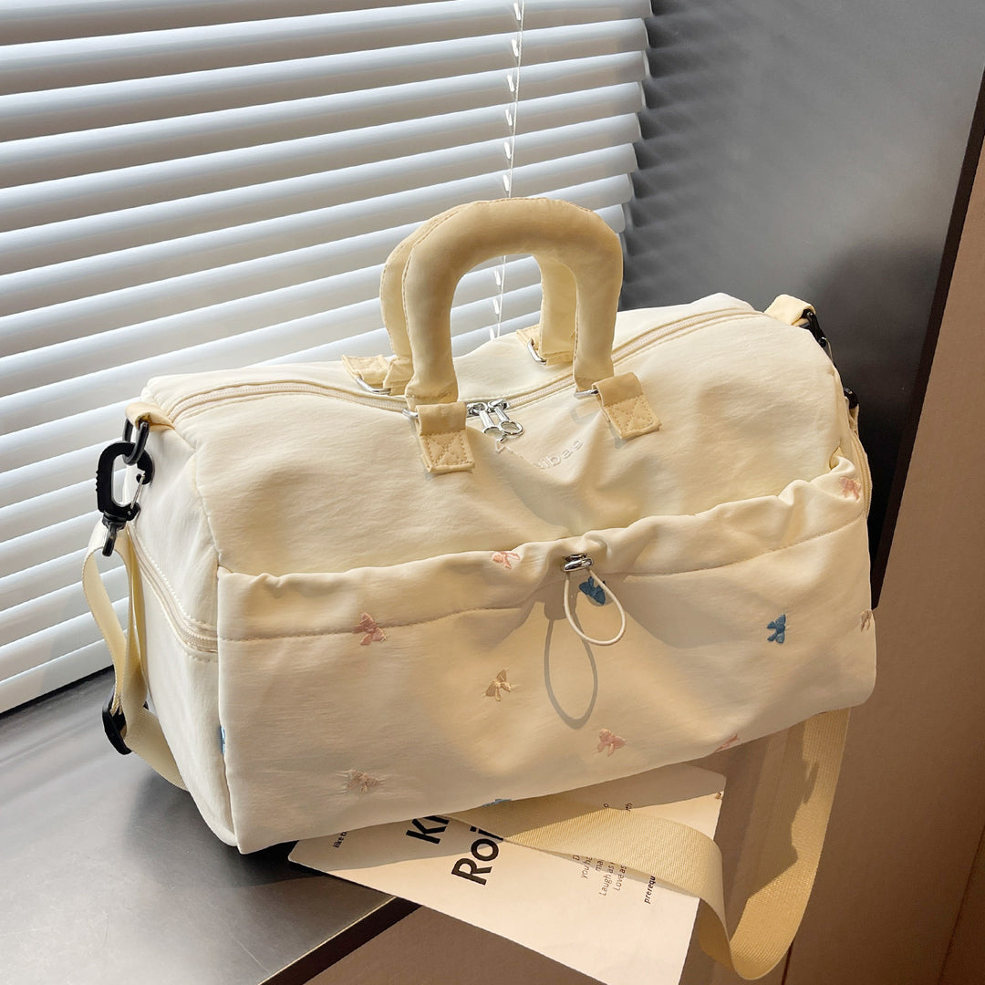 Multifunctional Embroidered Duffel Bag Kalsten