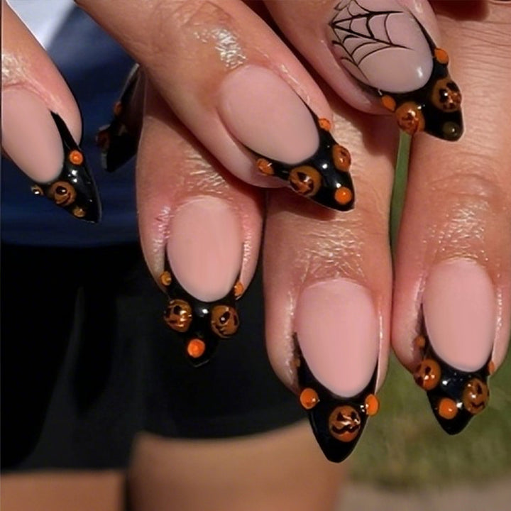 Halloween Nail Art Set with Spooky Designs and Gliding Design Kalsten