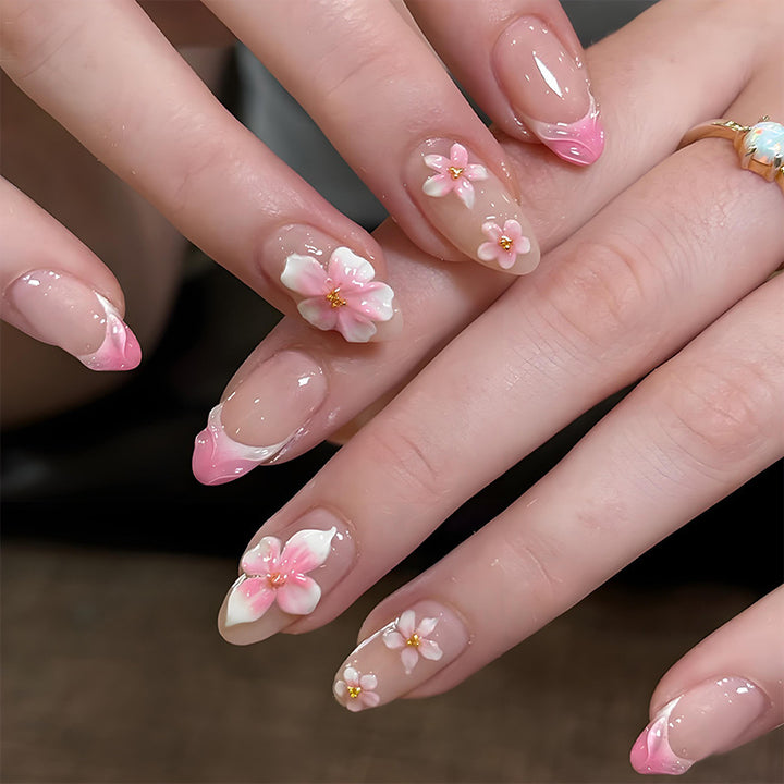Floral Art Press-On Nail Set Kalsten