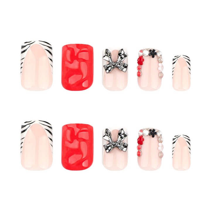 Artistic Nail Art with 3D Embellishments Kalsten