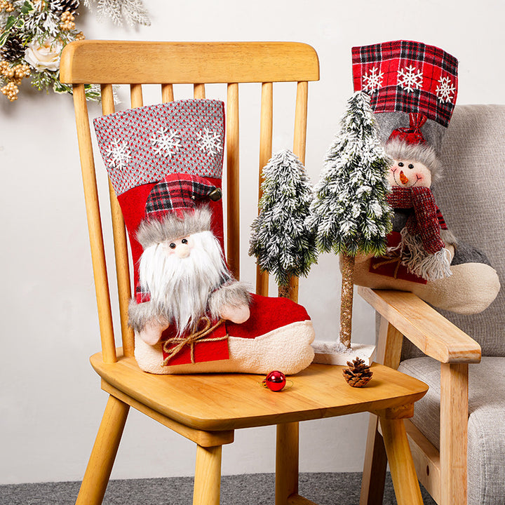 Festive Christmas stocking with reindeer motif Kalsten