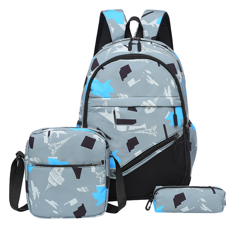 School backpack with multiple compartments and matching accessories Kalsten