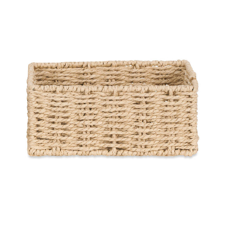 Rectangular Natural Woven Storage Basket Kalsten